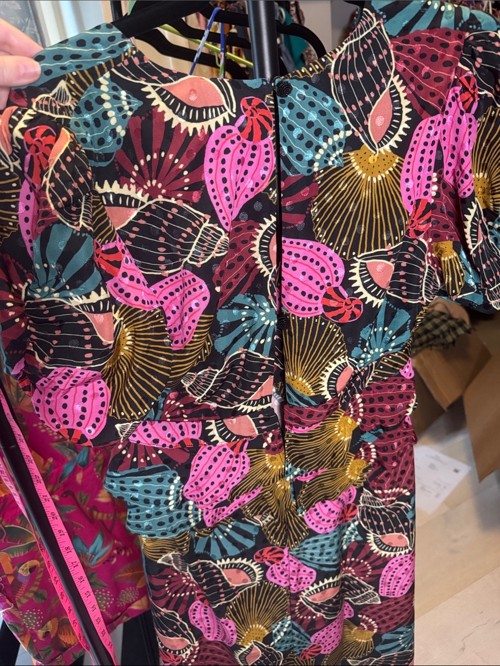 FARM Rio Shell Mix Midi Dress - Picture 8 of 11
